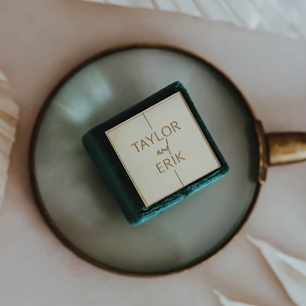 Custom Wedding Ring Box for Engagements